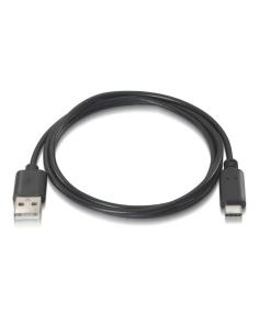 Aisens cable usb 2.0 3a  usb-c/m-a/m negro 2.0m