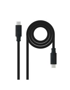 Nanocable cable usb 3.1gen2 5a usb-c/m-usb-c/m 2 m