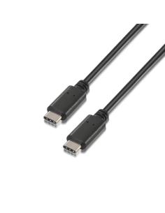 Aisens cable usb 2.0 3a c/m-c/m negro 2.0m