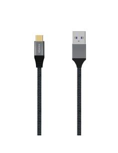 Aisens cable usb 3.1 gen2 alu 3a cm-am gris 2.0m