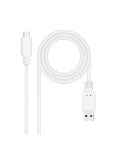 Nanocable cable usb 3.1 gen2 usb-c/a 1 m blanco