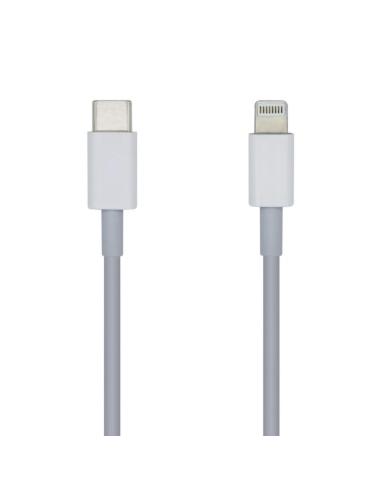 Aisens cable lightning-m a usb-c 2.0-m blanco 1.0m