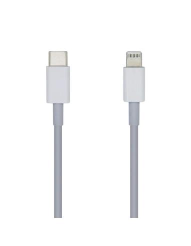 Aisens cable lightning-m a usb-c 2.0-m blanco 2.0m