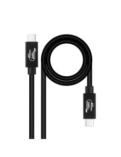 Nanocable cable usb4 gen3x2 40gbps 240w usb-c 1m