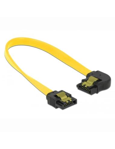 Delock cable sata 6 gb/s recto a ángulo izquierdo