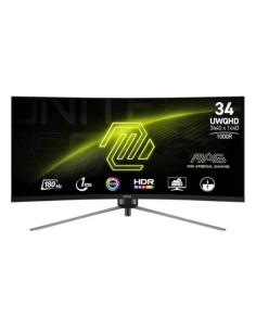 Msi mag345cqr monitor34"gaming wqhd 180h dp hdmi c