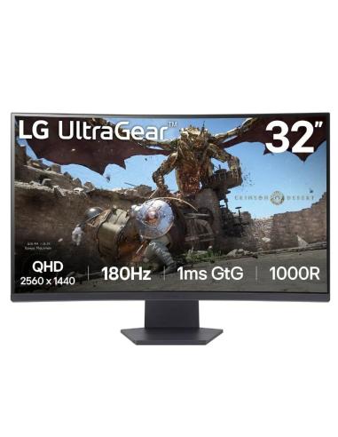 Lg 32gs60qc-b  monitor 32" 180h 1m dp 2xhdmi mm cu