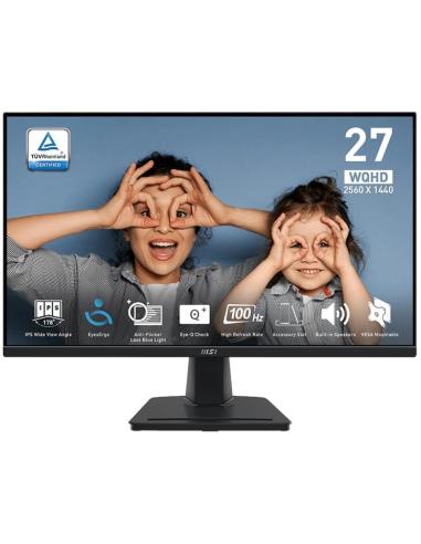 Msi mp275q  monitor 27" ips wqhd100h vga hdmi mm