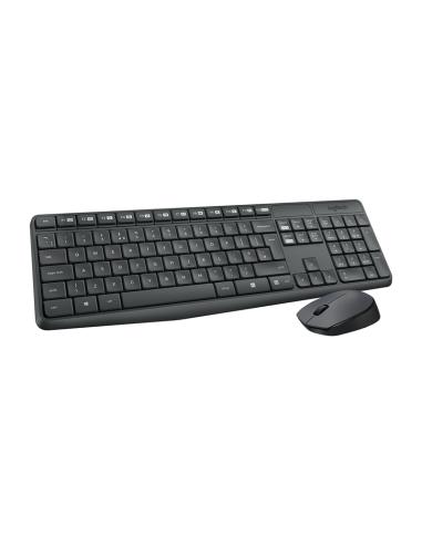 Logitech mk235 teclado y ratón inalámbrico gris