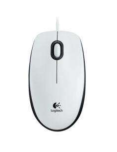 Logitech b100 ratón blanco oem