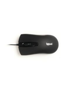 Iggual ratón óptico com-business-1200dpi negro