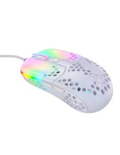 Cherry xtrfy ratón rgb 400-16.000 dpi usb white