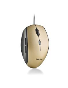 Ngs wired ergo silent mouse + usb type c adap gold