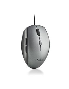 Ngs wired ergo silent mouse + usb type c adap gray