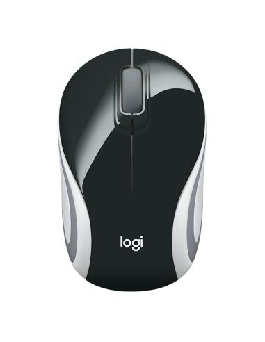 Logitech ratón mini m187 inalámbrico negro