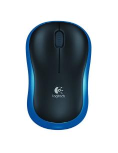 Logitech ratón inalámbrico m185 azul