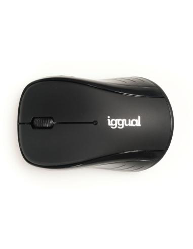 Iggual ratón inalámbrico wom-basic-1600dpi negro