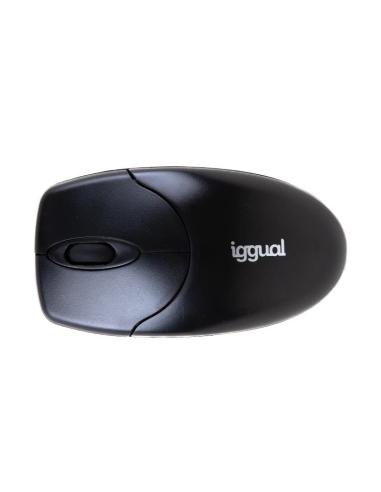 Iggual ratón inalámbrico wom-basic2-1000dpi negro