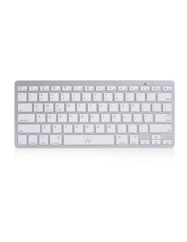 Ewent teclado bluetooth ios/android/win slim plata