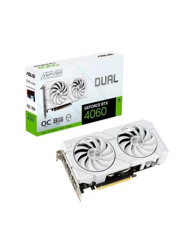 Asus vga nvidia dual rtx 4060 o8g evo white ddr6