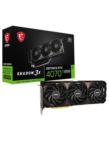 Msi vga nvidia rtx 4070 ti super 16g shadow 3x oc