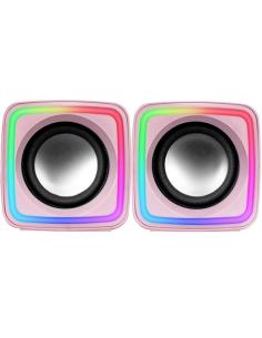 Mars gaming altavoces mscube premium 8w pink