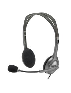 Logitech auricular+mic h111 negro