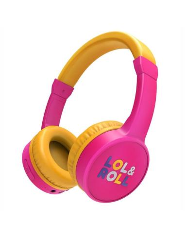 Energy lol&roll auriculares pop kids bt pink