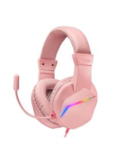 Mars gaming auricular+mic mh122 rosa