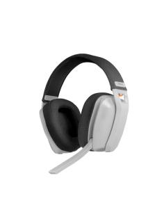 Krom auriculares gaming kanji inalambrico blanco