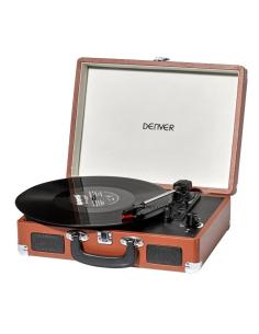 Denver vpl-120 tocadiscos usb marron