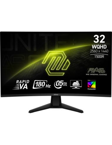 MSI MAG 32CQ6F pantalla para PC 80 cm (31.5") 2560 x 1440 Pixeles Wide Quad HD Negro